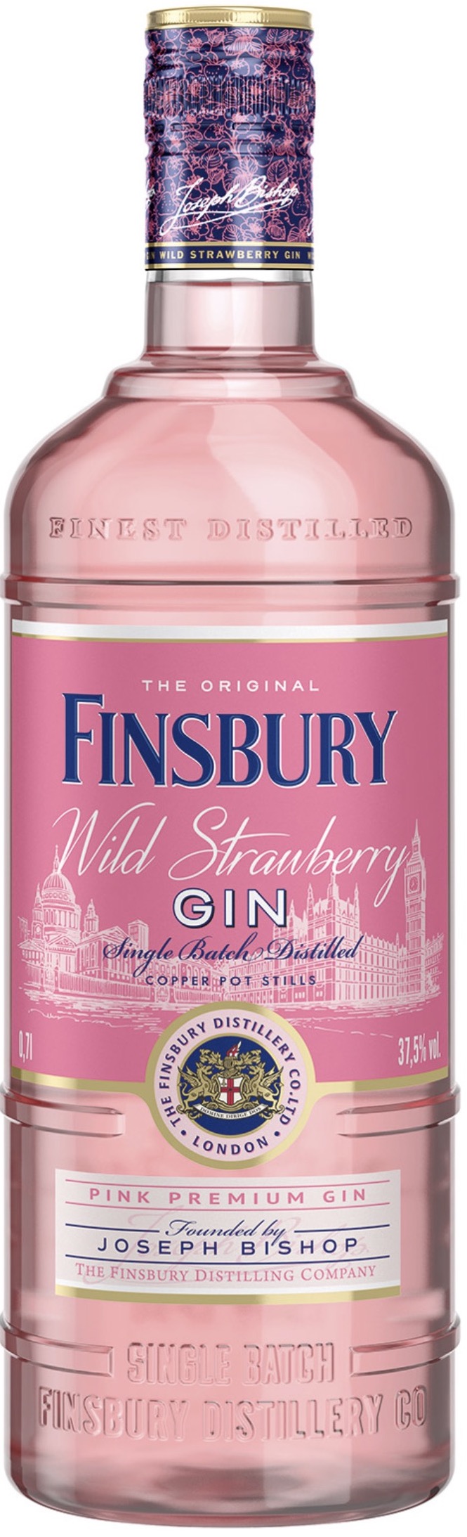 Finsbury Wild Strawberry Gin 37,5% vol. 0,7L