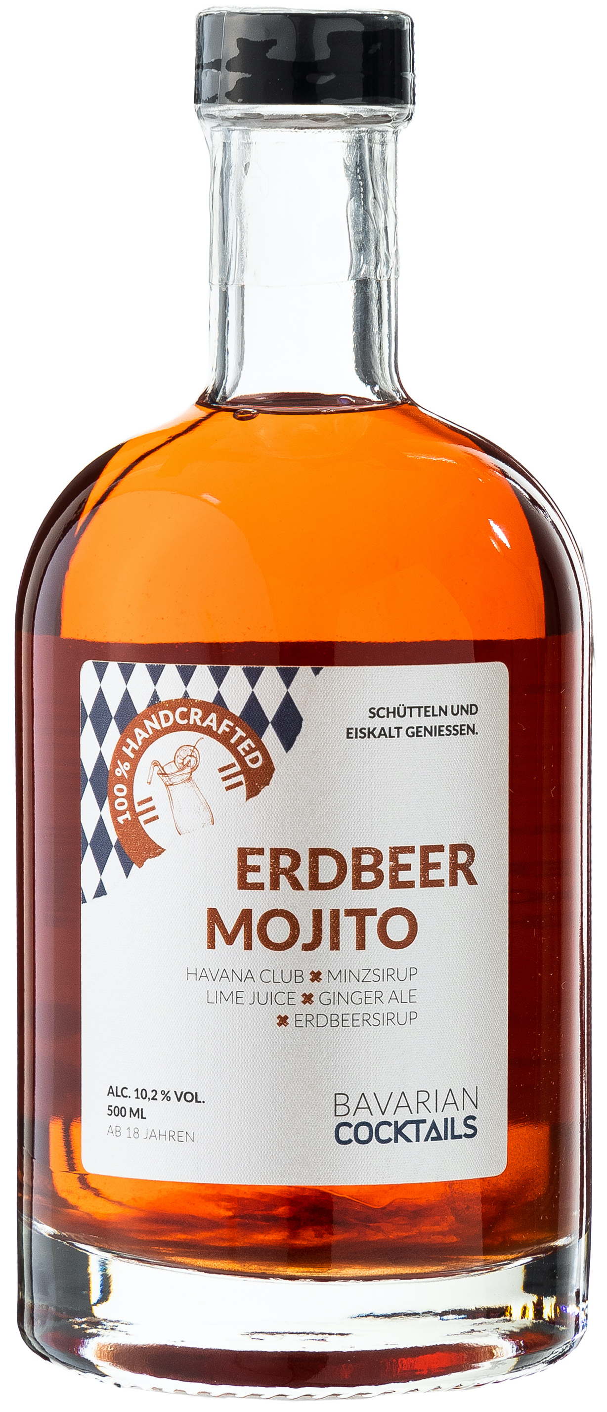 Bavarian Cocktails Erdbeer Mojito 10,2% vol. 0,5L