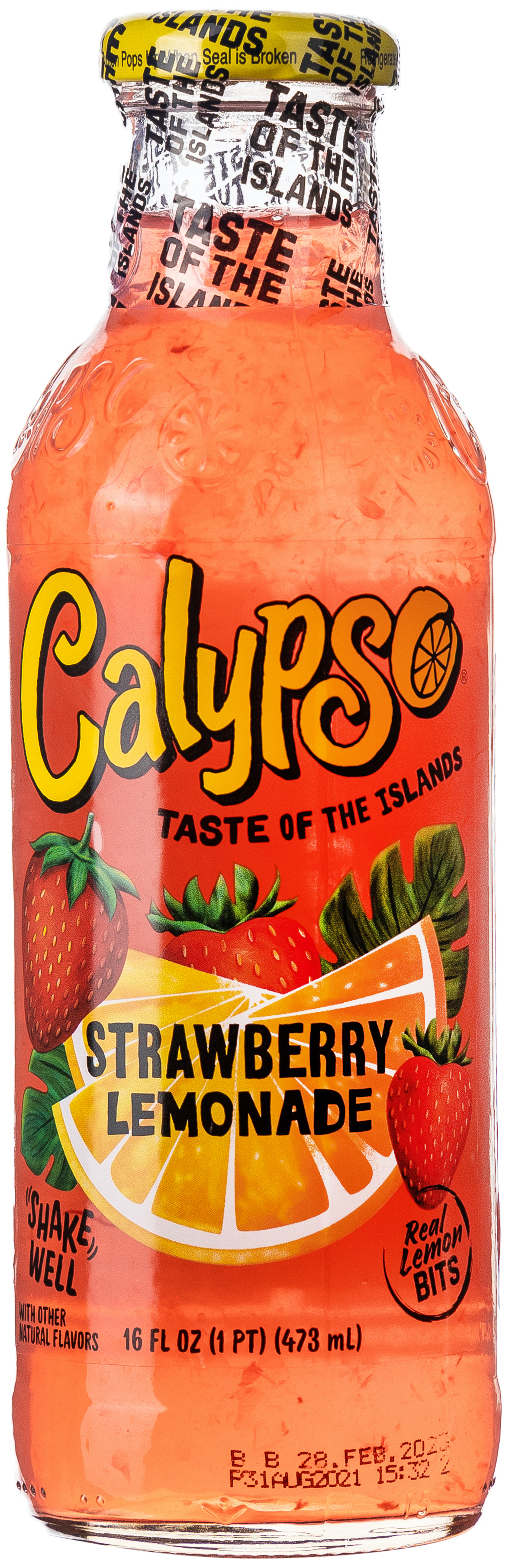 Calypso Strawberry Limonade 0,473L EINWEG