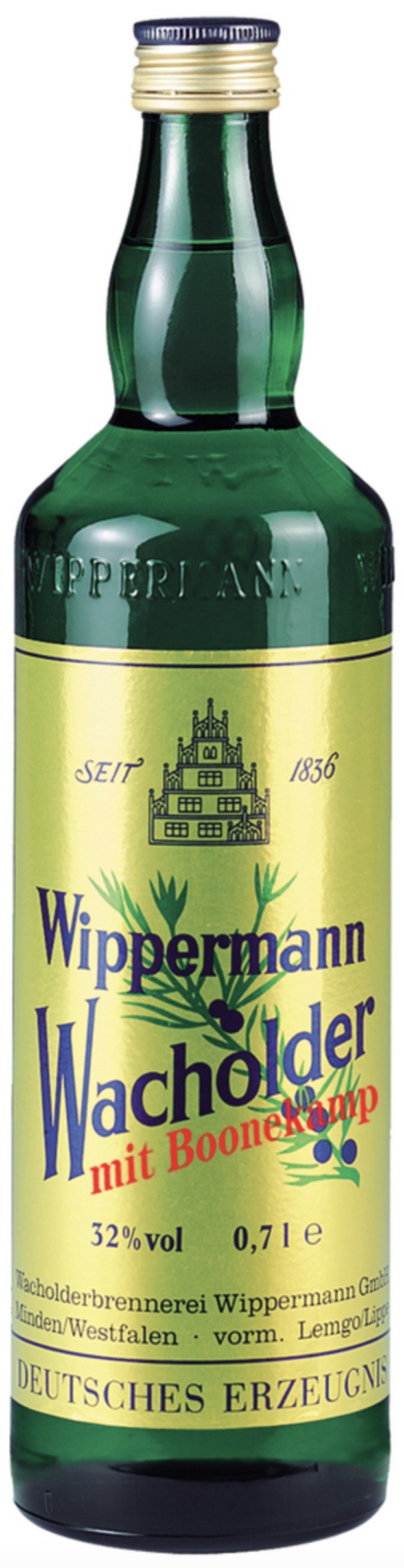 Wippermann Wacholder mit Boonekamp 32% vol. 0,7L