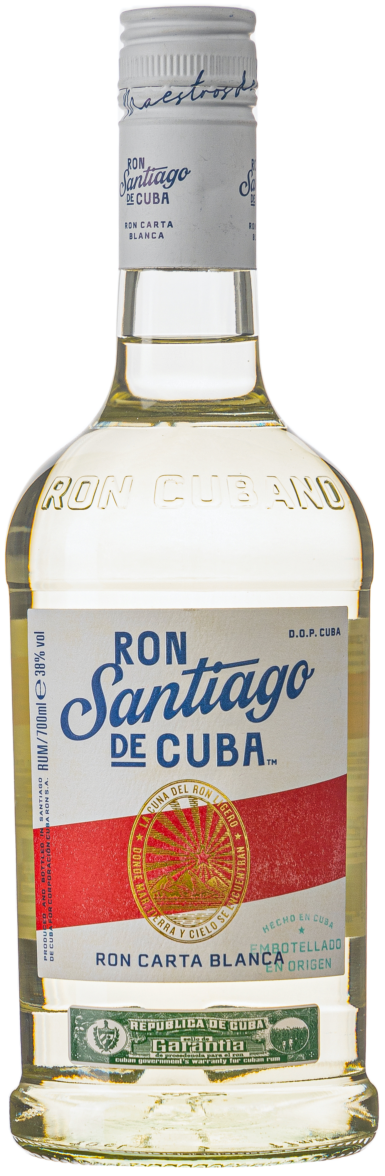 Ron Santiago de Cuba Carta Blanca 38% vol. 0,7L 