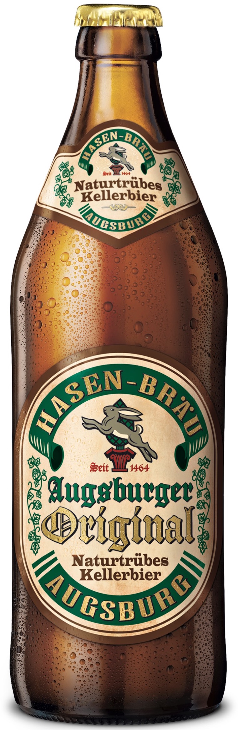 Hasen Bräu Augsburger Original Kellerbier 0,5L MEHRWEG