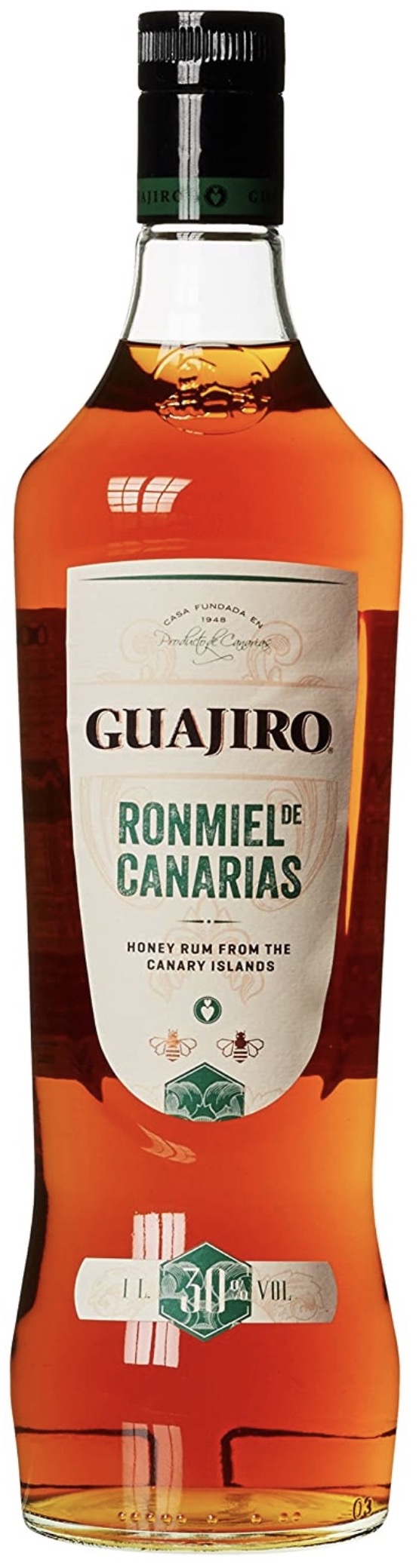 Ron Miel de Canarias Honig Rum Guajiro 30% vol. 0,7l