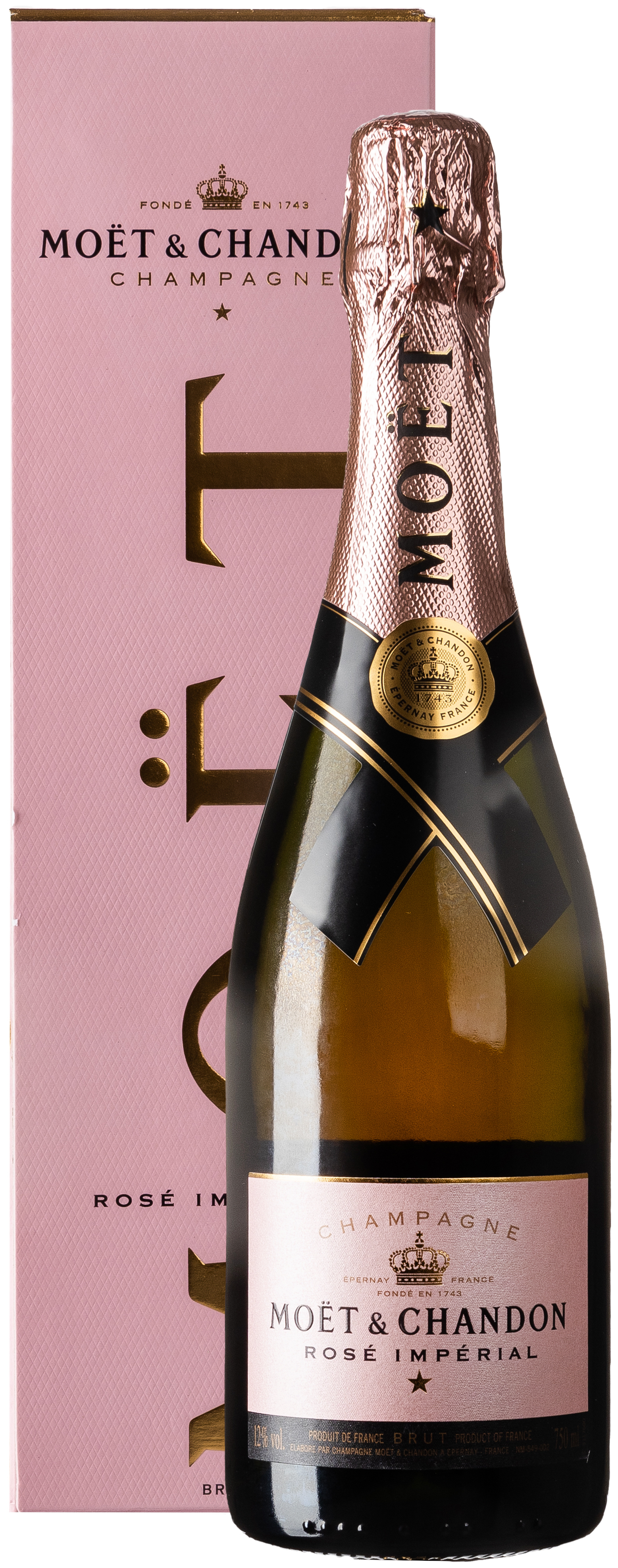 Moët & Chandon Champagne Rosé Impérial 12% vol. 0,75L
