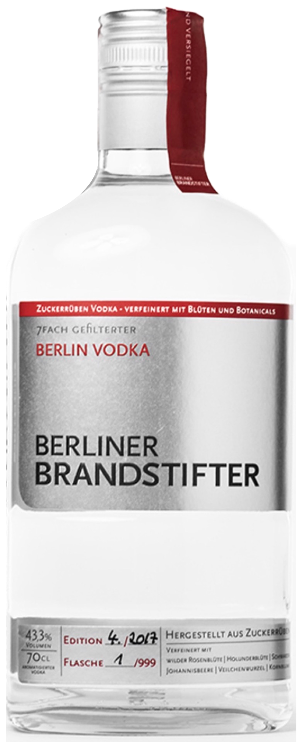 Berliner Brandstifter Berlin Vodka 43,3% vol. 0,7L