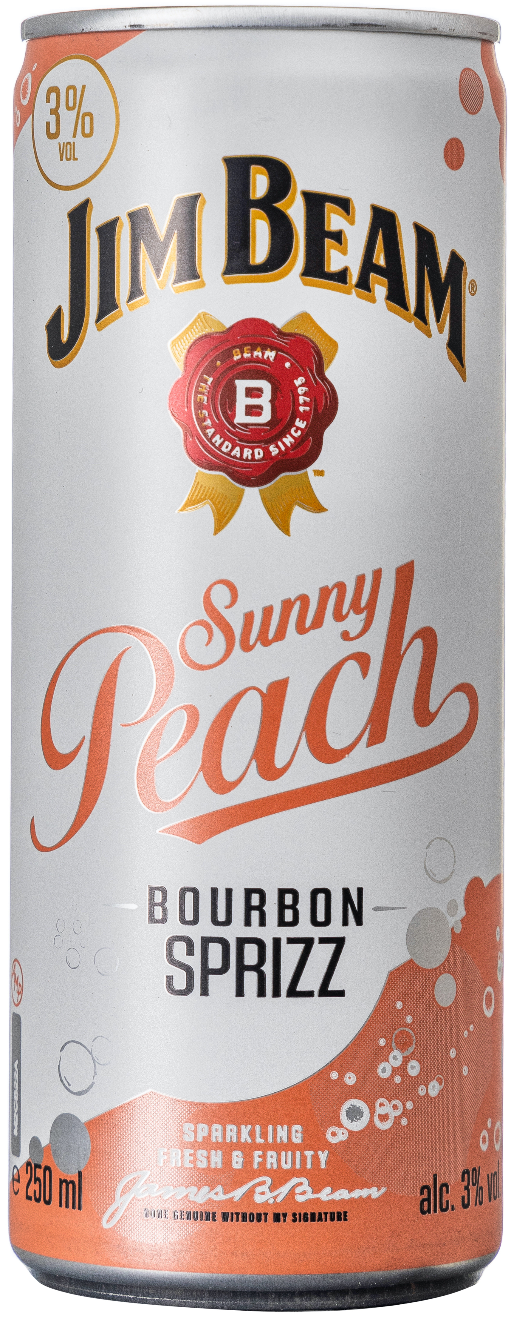 Jim Beam Spritzz Sunny Peach 3% vol. 0,25L EINWEG
