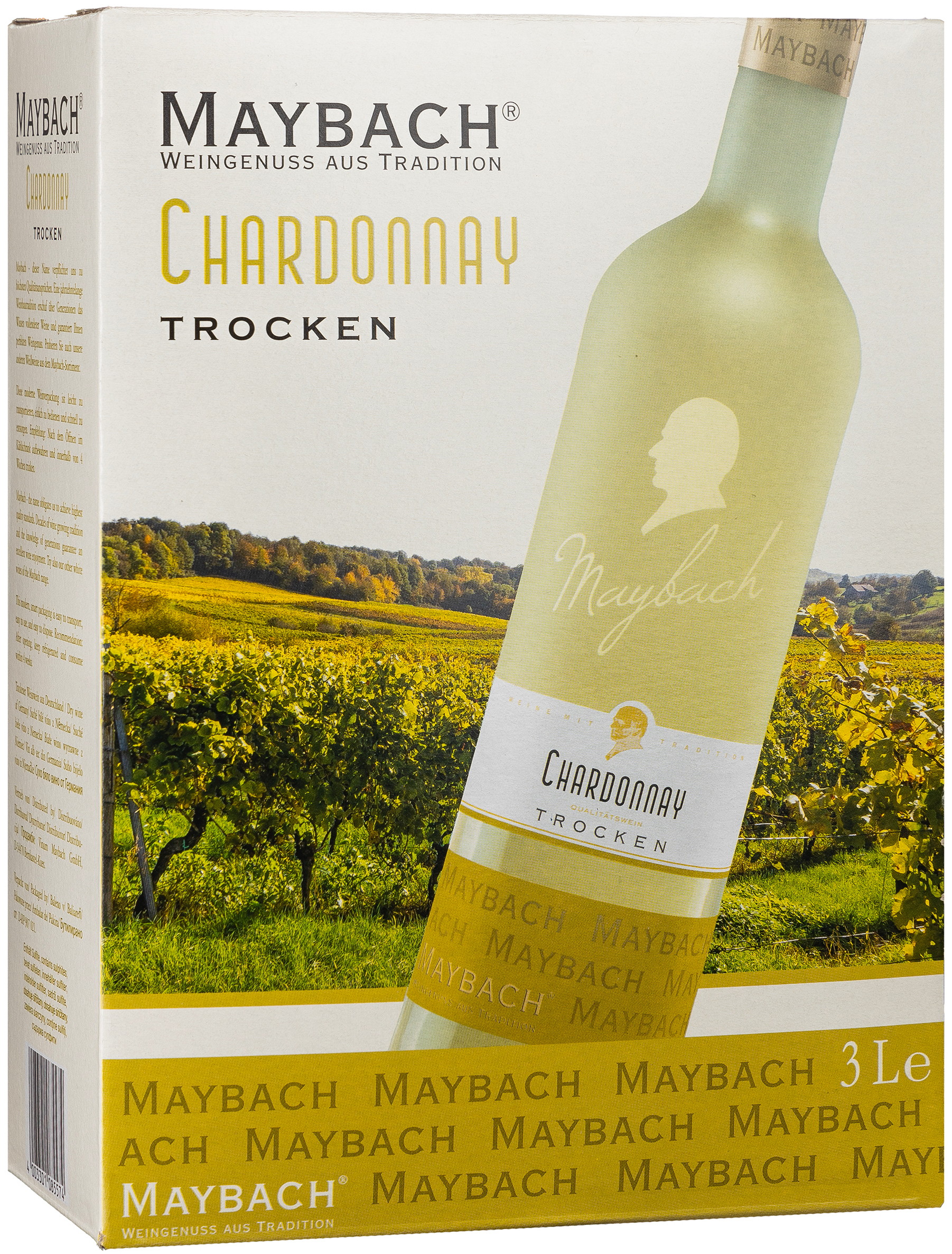Maybach Chardonnay trocken 12% vol. 3,0L