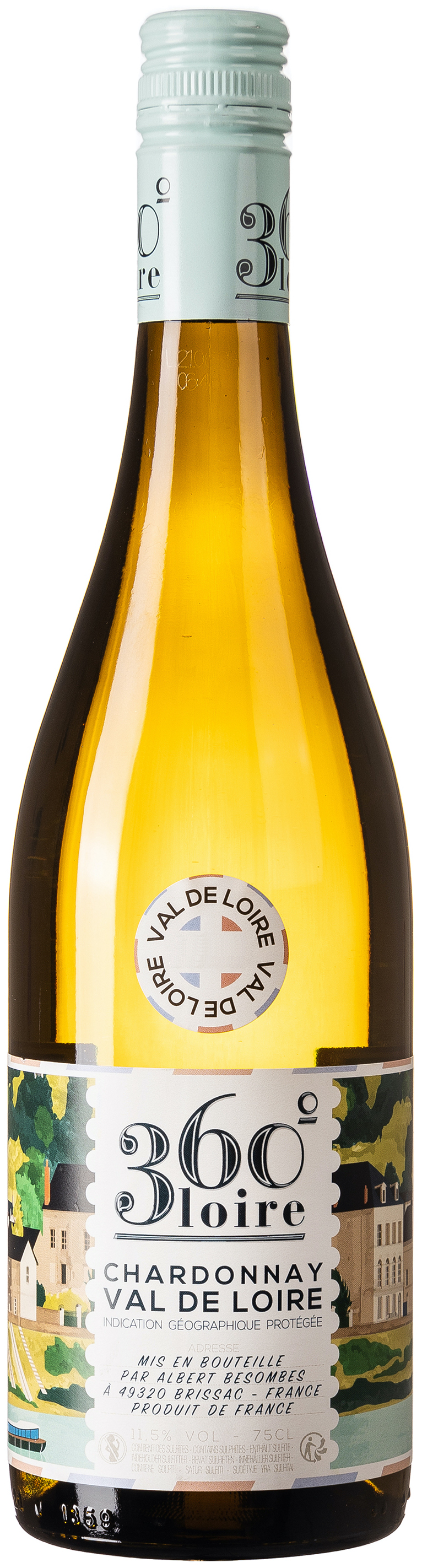 360˚ Loire Chardonnay Val de Loire IGP 11,5% vol. 0,75L