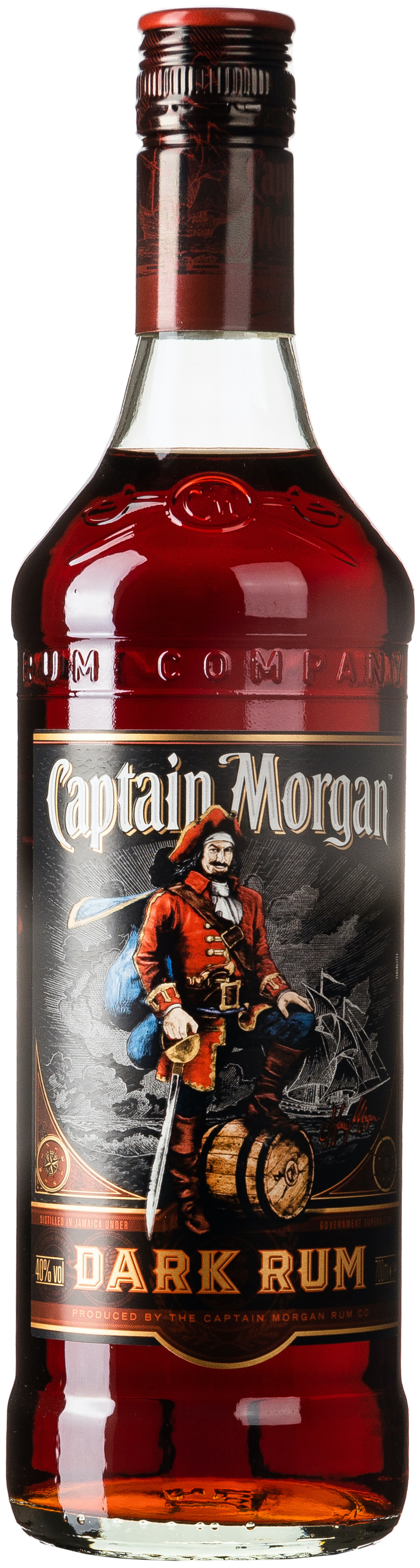 Captain Morgan Black Label Dark Rum 40% vol. 0,7L