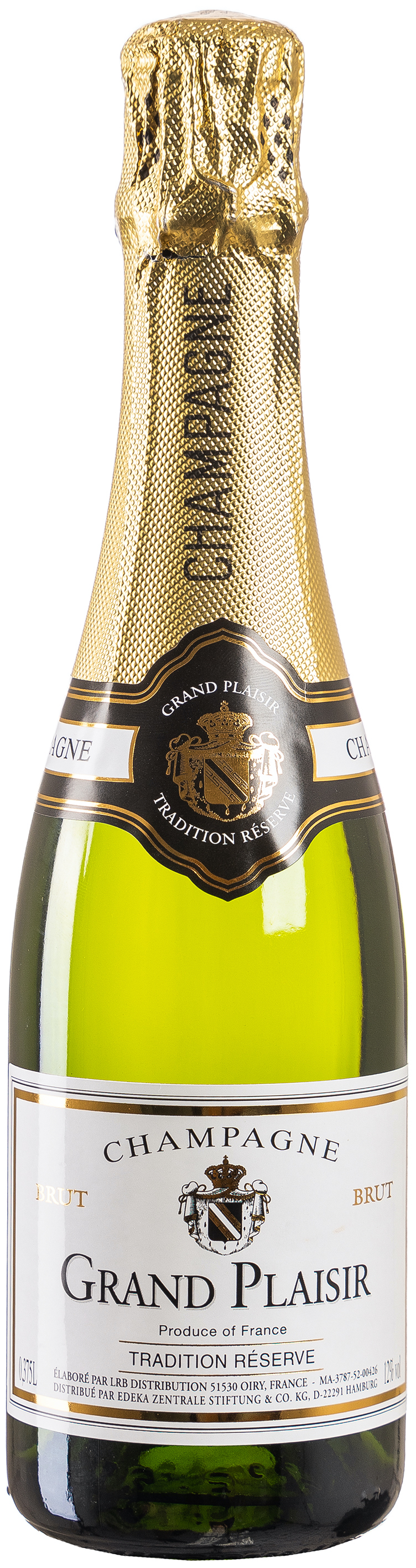 Grand Plaisir Champagne 12% vol. 0,375L