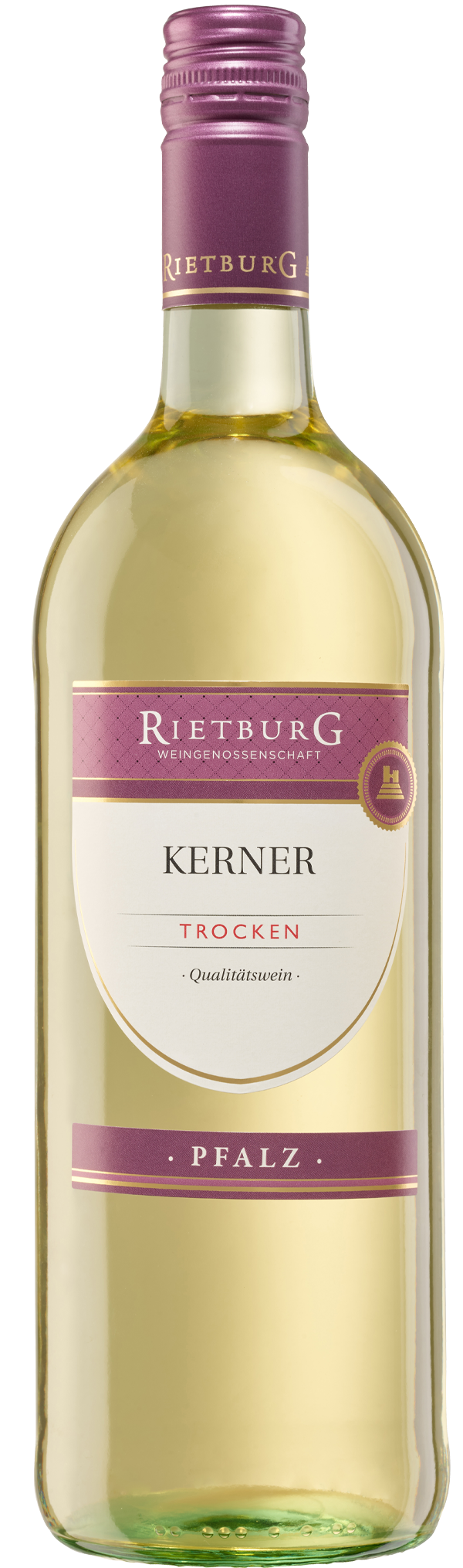 Rietburg Wappen Pfalz Kerner trocken 12,5% vol. 1L