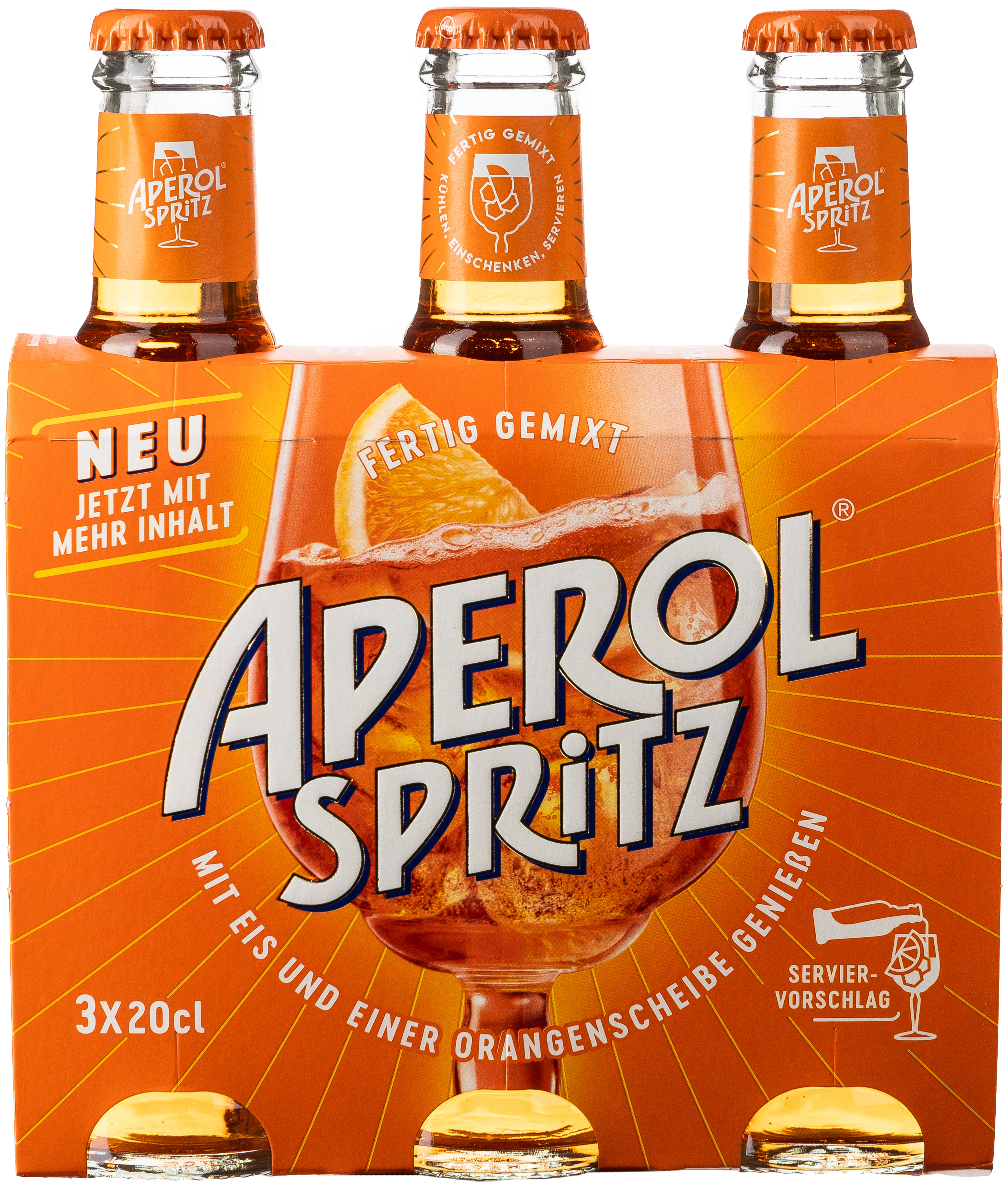 Aperol Spritz Aperitivo 10.5%vol.  3x0,2L 