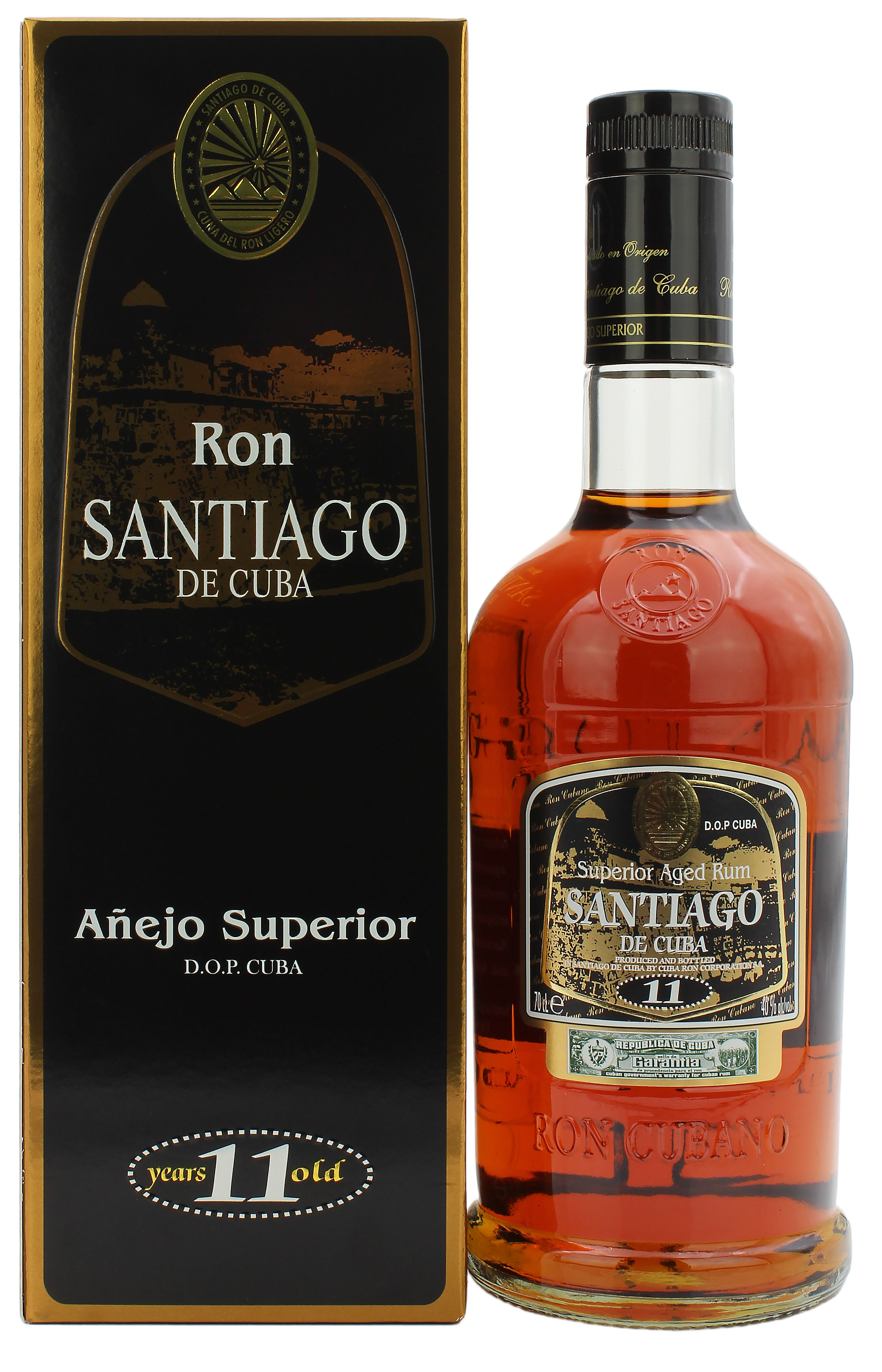Ron Santiago de Cuba Superior Anejo 11 Jahre 40% vol. 0,7L