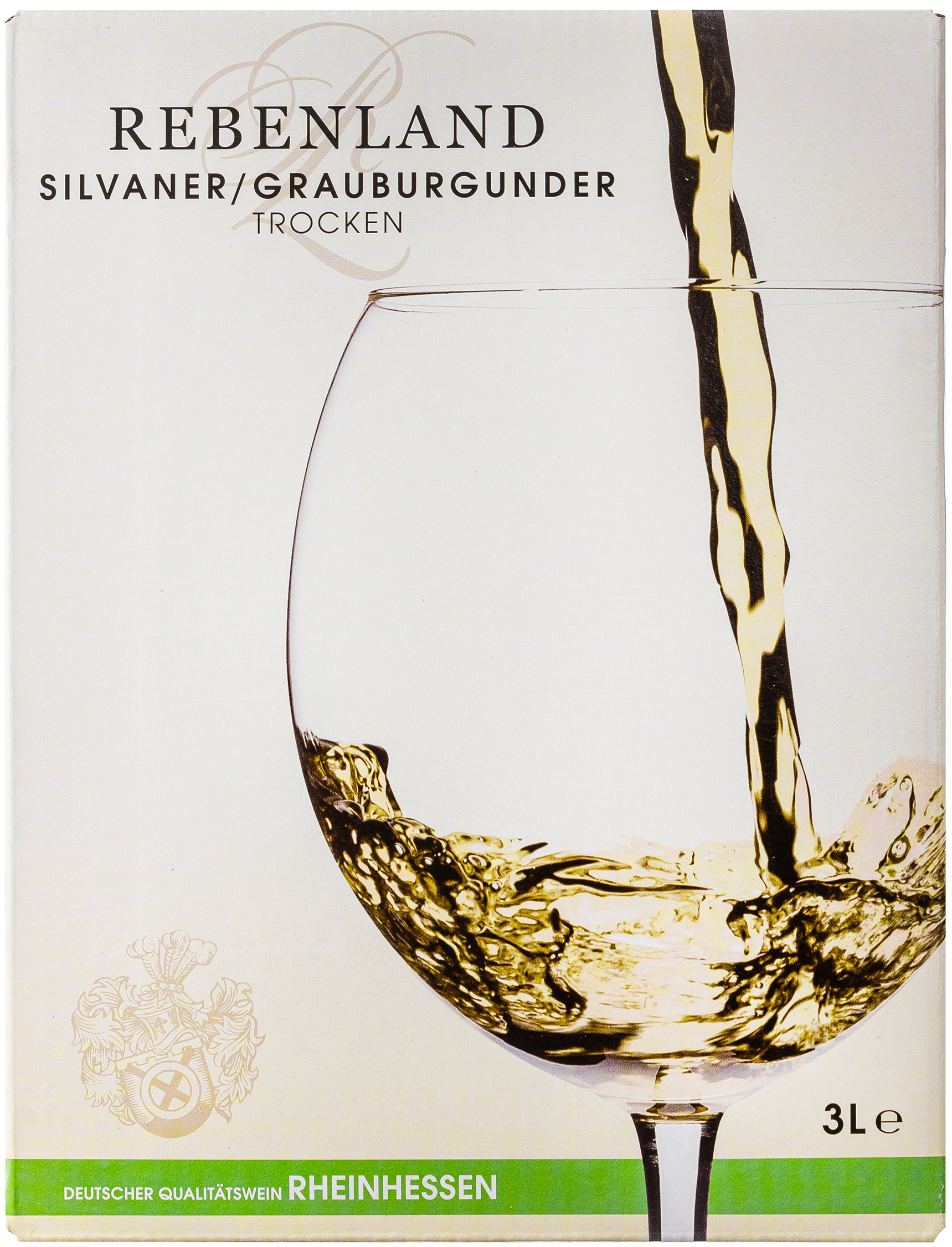Rebenland Silvaner Grauburgunder Cuvee trocken 12% vol. 3,0L 