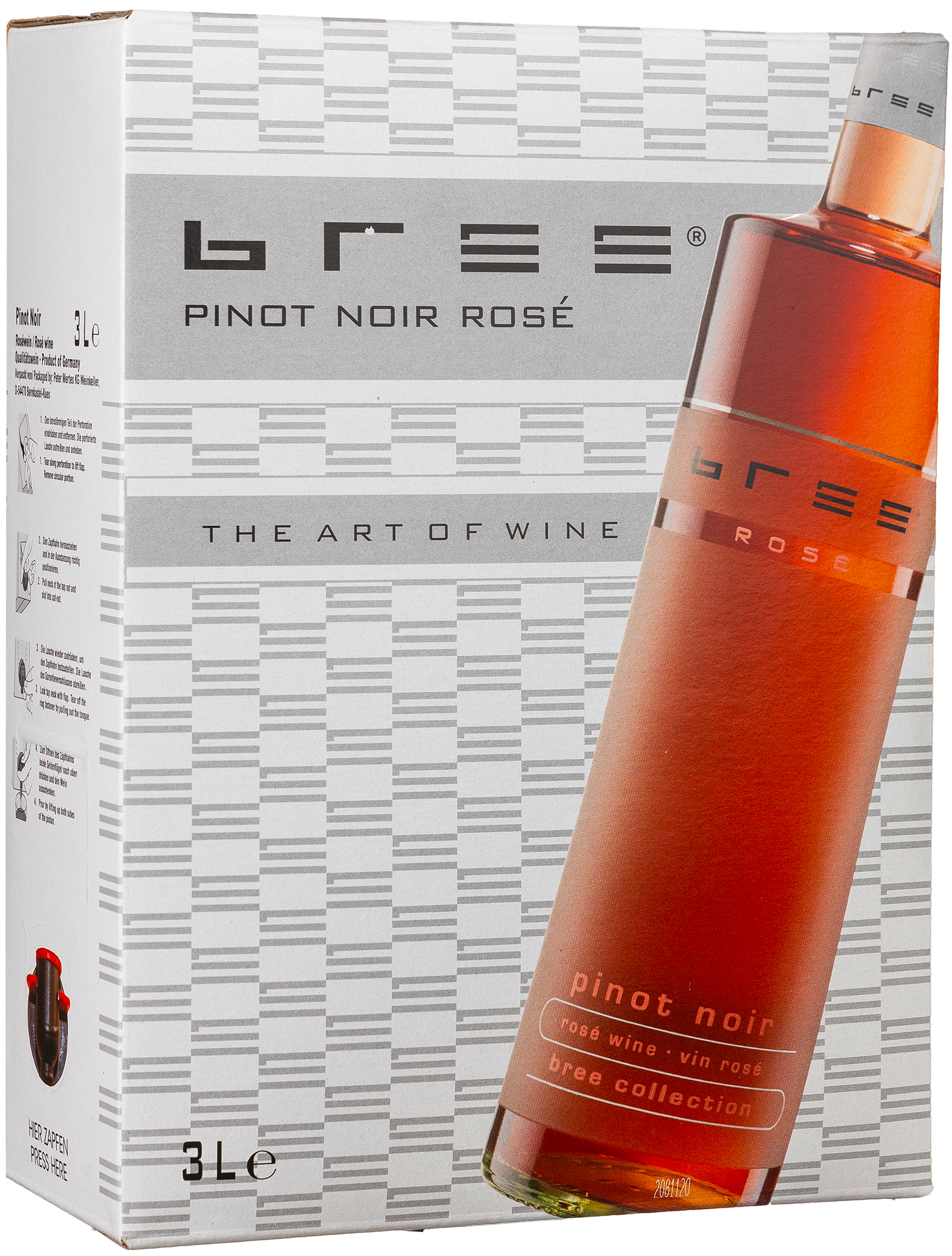 Bree Pinot Noir Rosé 11,5% vol. 3,0L