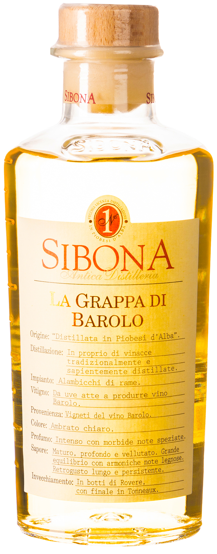 Sibona La Grappa | 0,5L Barolo vol. 40% 276795 di