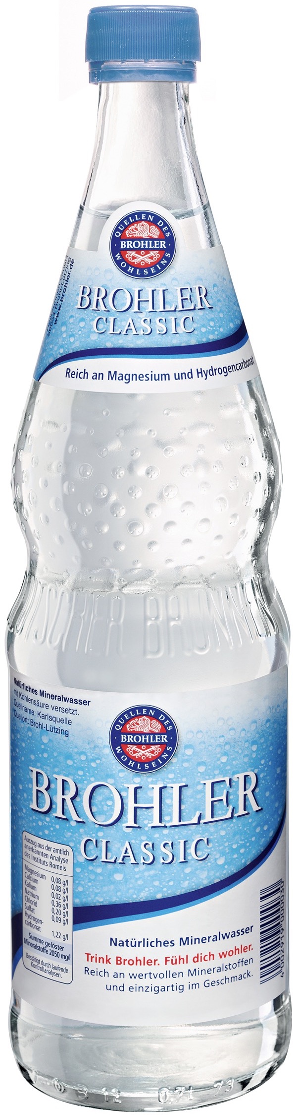 Brohler Mineralwasser  0,7L MEHRWEG