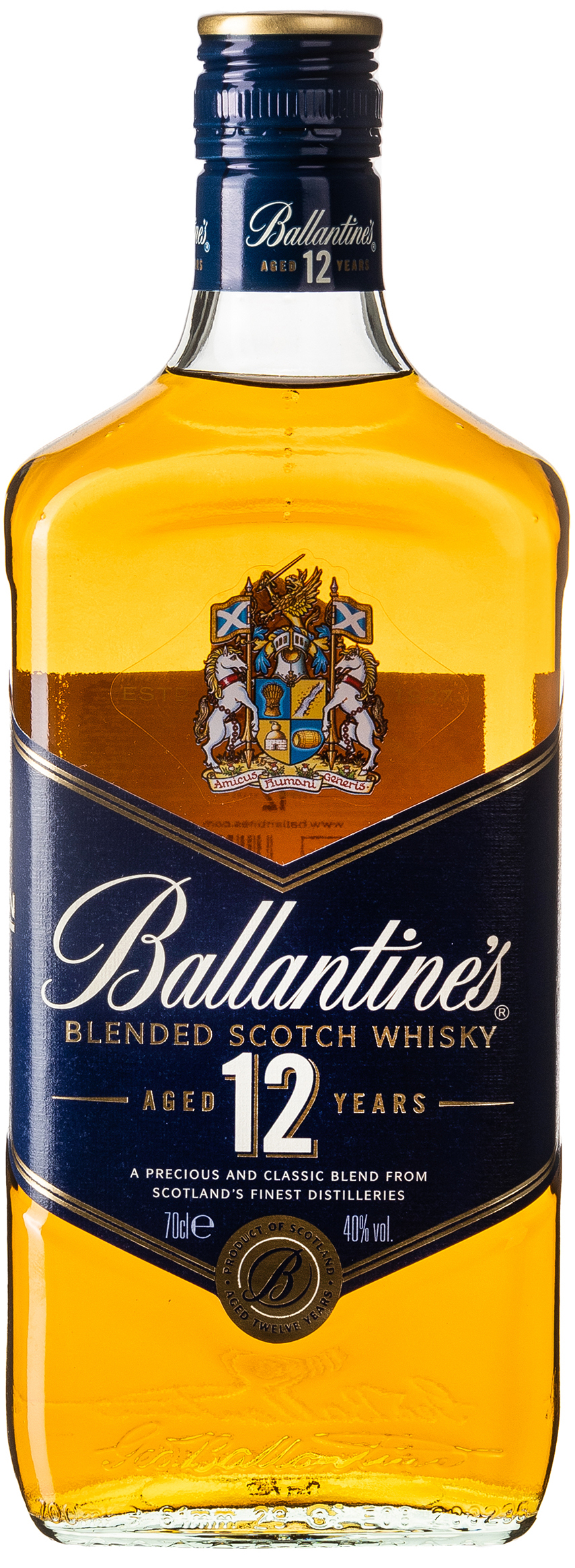 Ballantine's Blended Malt Scotch Whisky 12 Jahre 40% vol. 0,7L