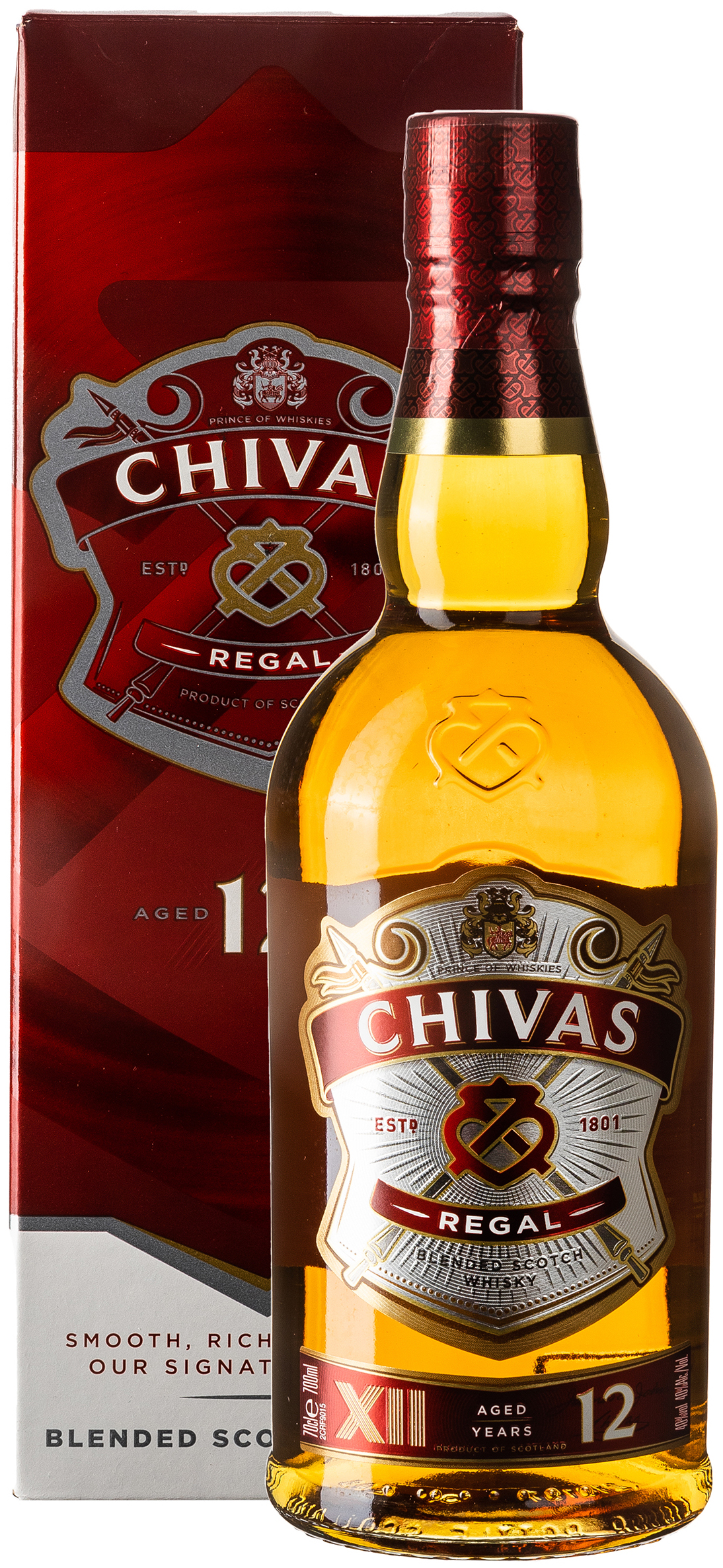 Chivas Regal Blended Scotch Whiskey 12 Jahre 40% 0,7 L