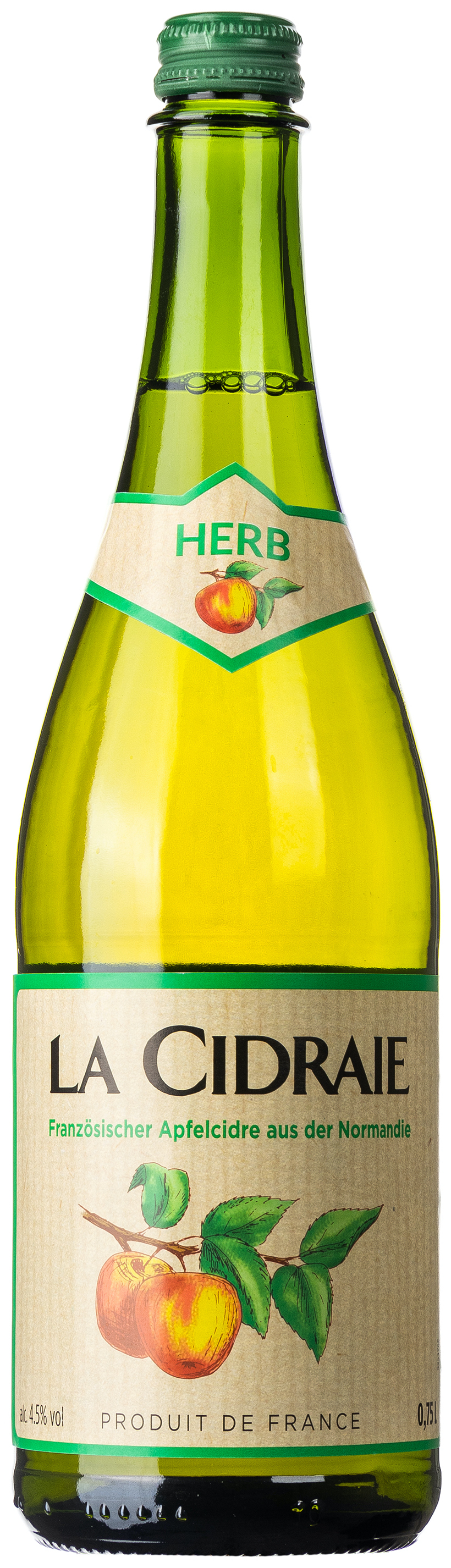 La Cidraie Apfel Cidre Herb 4,5% vol. 0,75L