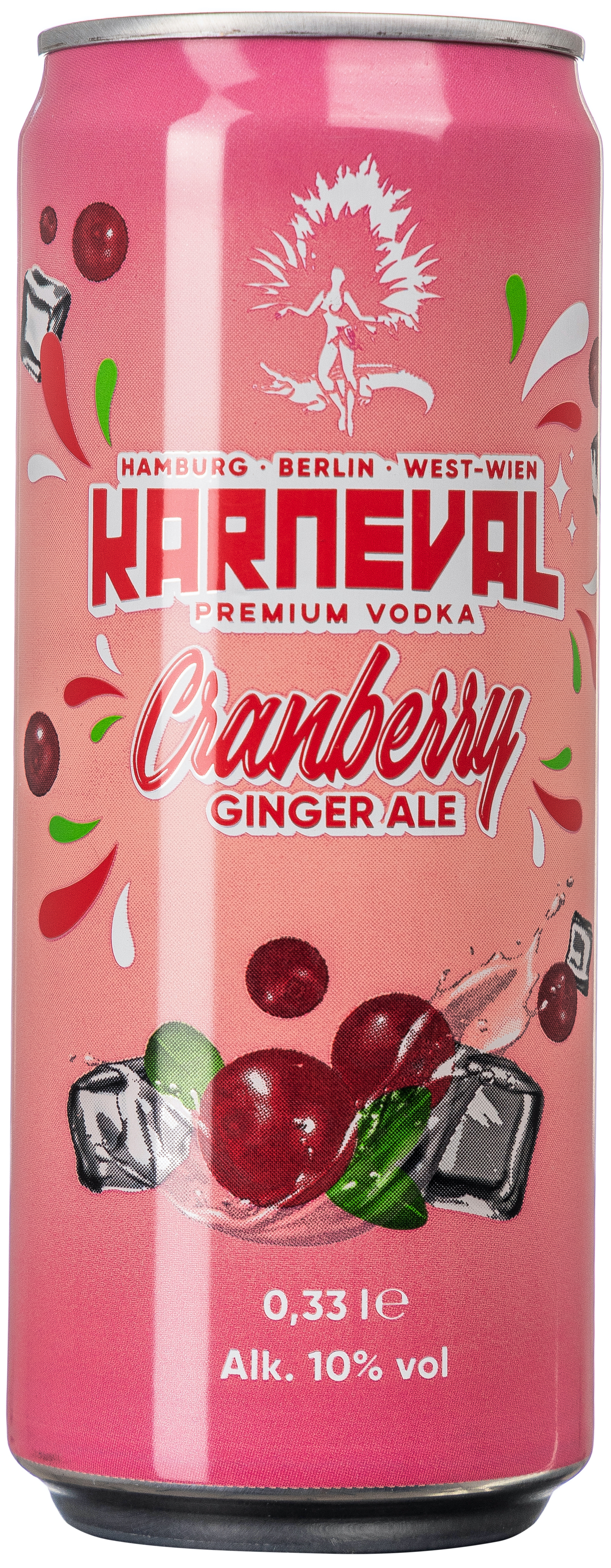 Karneval Cranberry Ginger Ale 10% vol. 0,33L EINWEG 