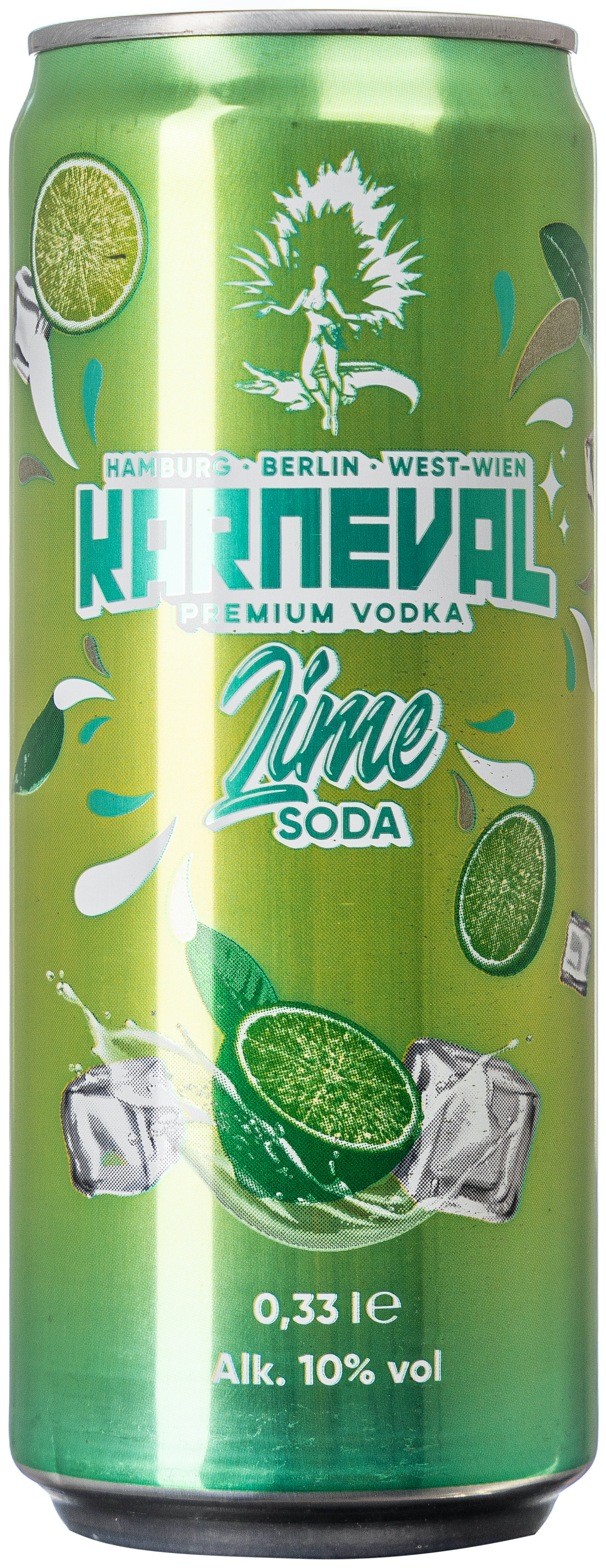 Karneval Lime & Soda 10% vol. 0,33L EINWEG