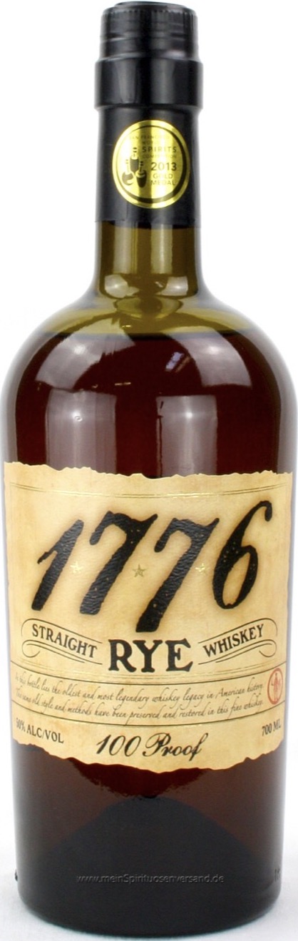 1776 James E. Pepper Straight Bourbon Rye Whiskey 100 Proof 50 % 0,7 l