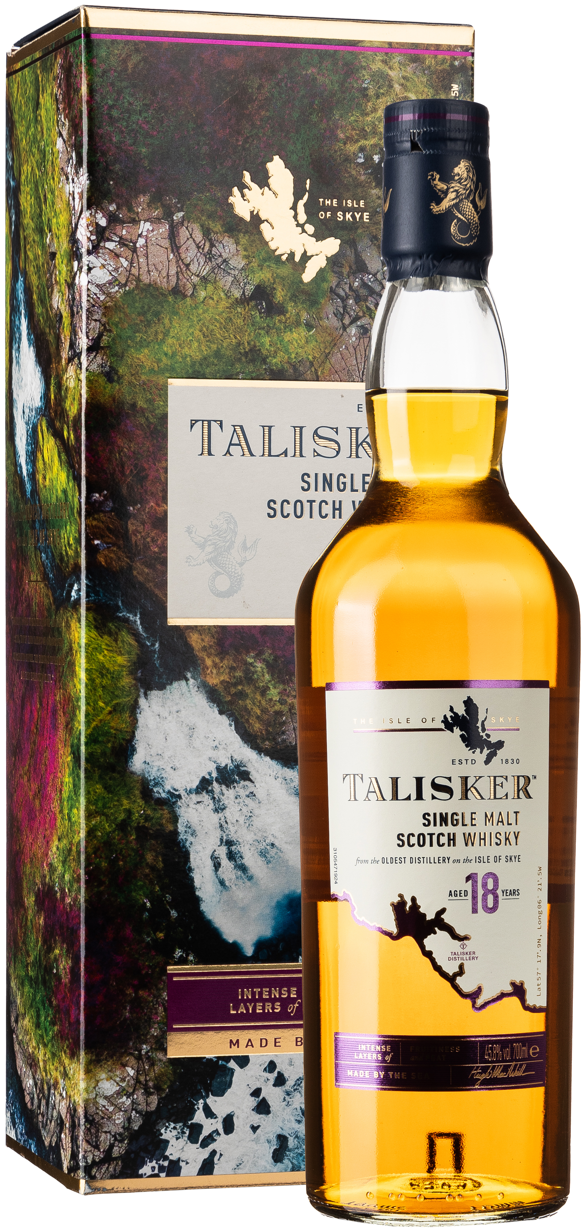 Talisker Single Malt Scotch Whisky 18 Jahre 45,8% vol. 0,7L