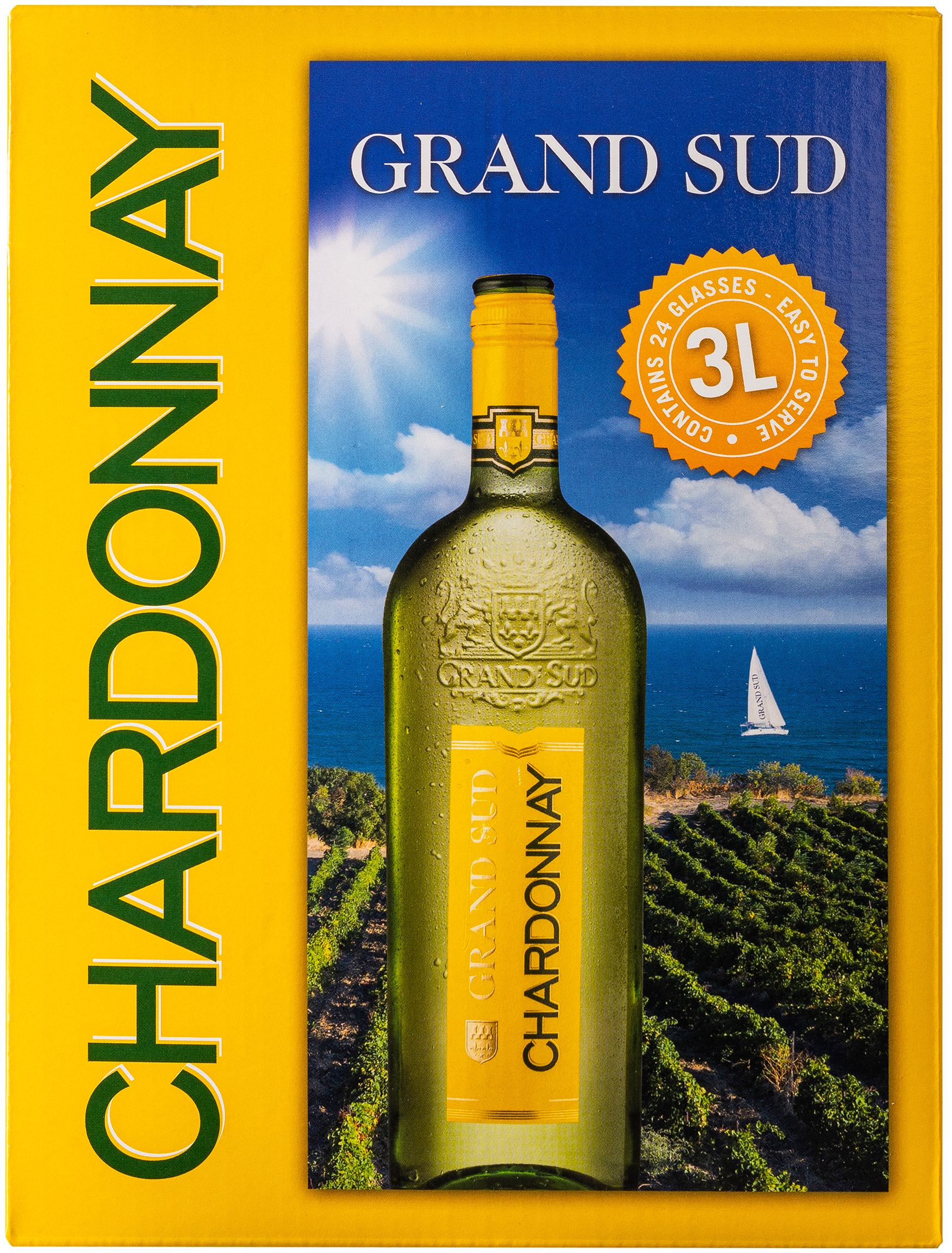 Grand Sud Chardonnay trocken 12% vol. 3,0L