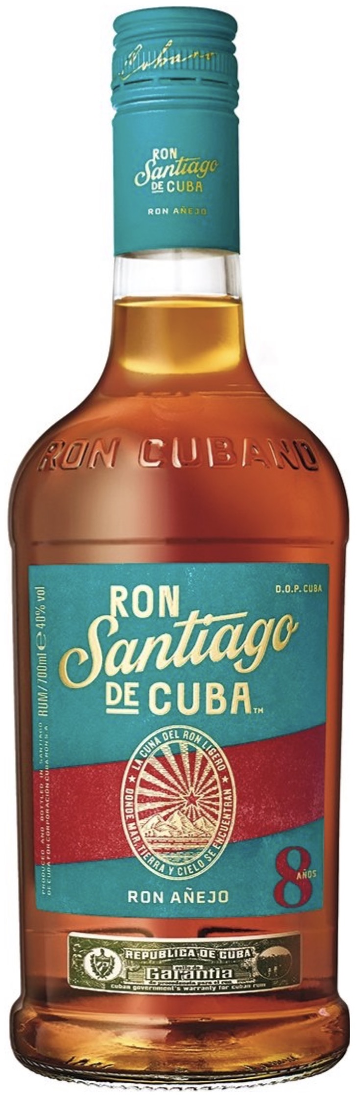 Santiago de Cuba Ron Anejo 8 Jahre Rum 40% vol. 0,7L