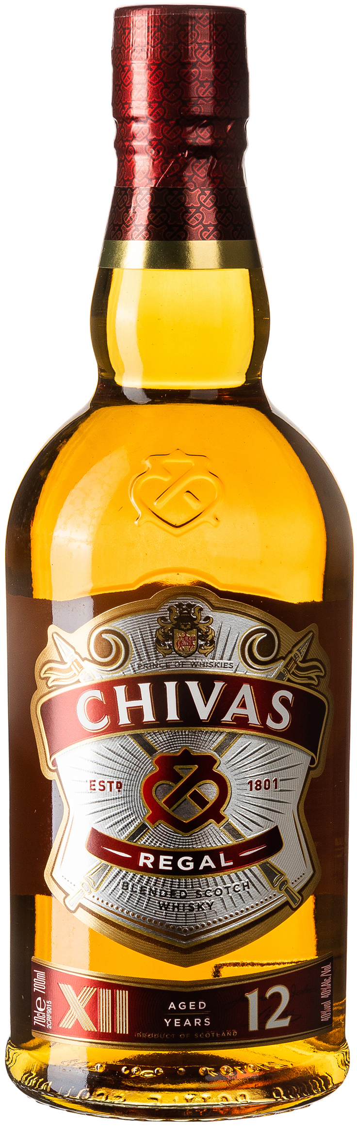 Blended Regal Jahre Whiskey L 40% Chivas 0,7 Scotch 12