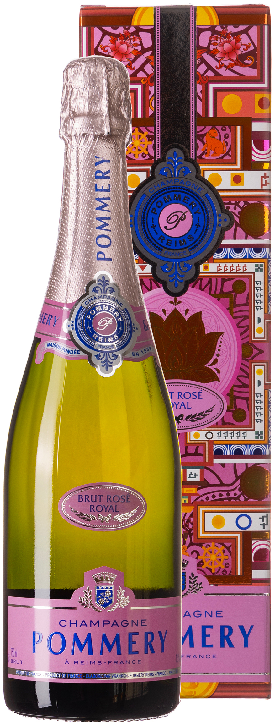 Pommery Brut Rosé 12,5% 0,75L Royal Champagner vol. 702812 