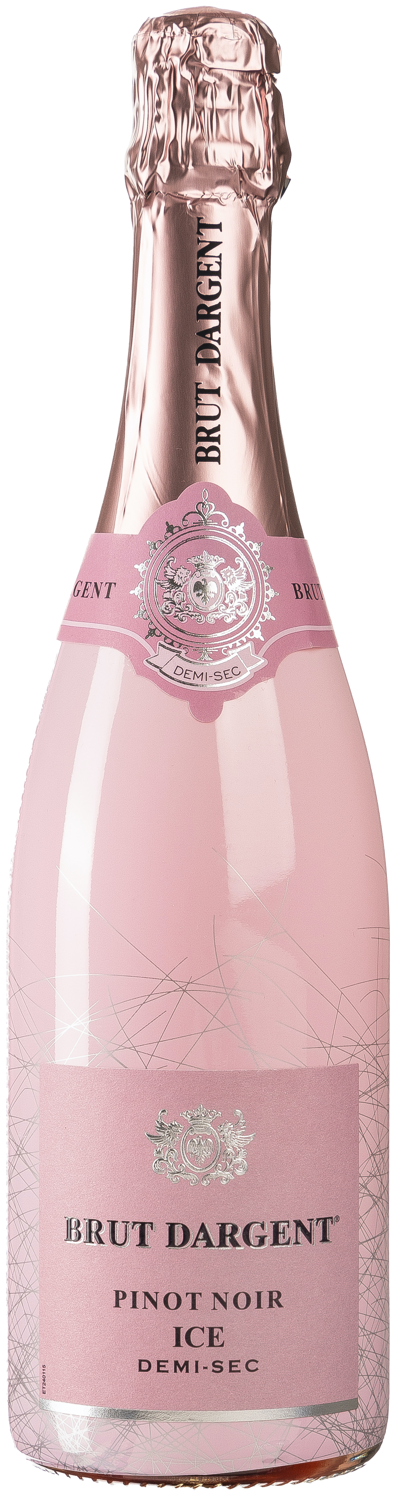 vol. 140539 | Pinot 0,75L Ice Brut Rosé Dargent Noir Demi-Sec 11%