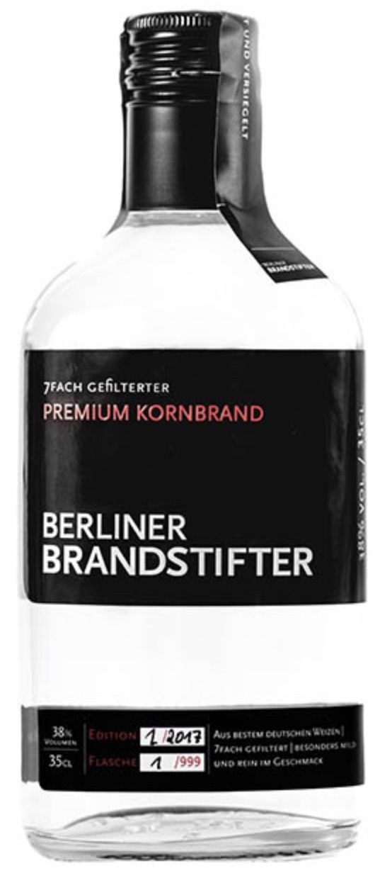 Berliner Brandstifter Premium Kornbrand 38% vol. 0,35L