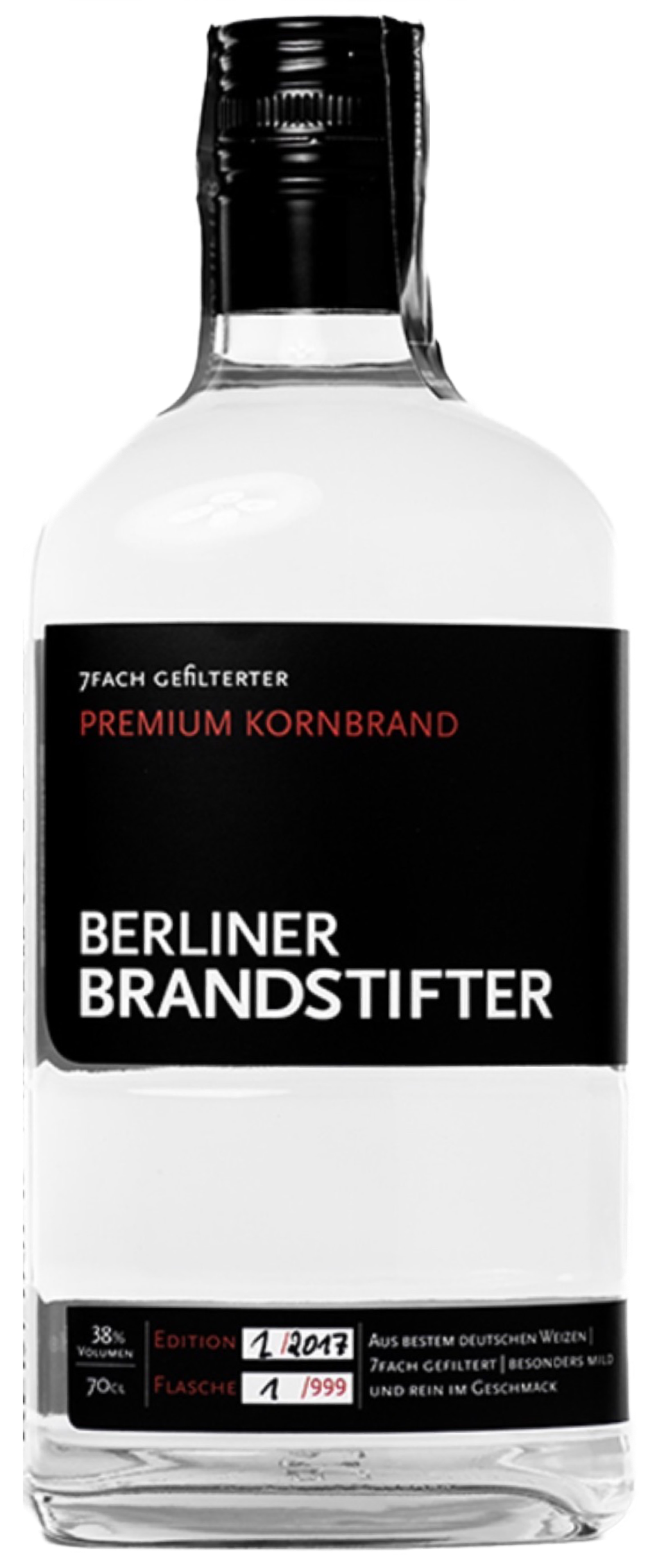 Berliner Brandstifter Premium Kornbrand 38% vol. 0,7L