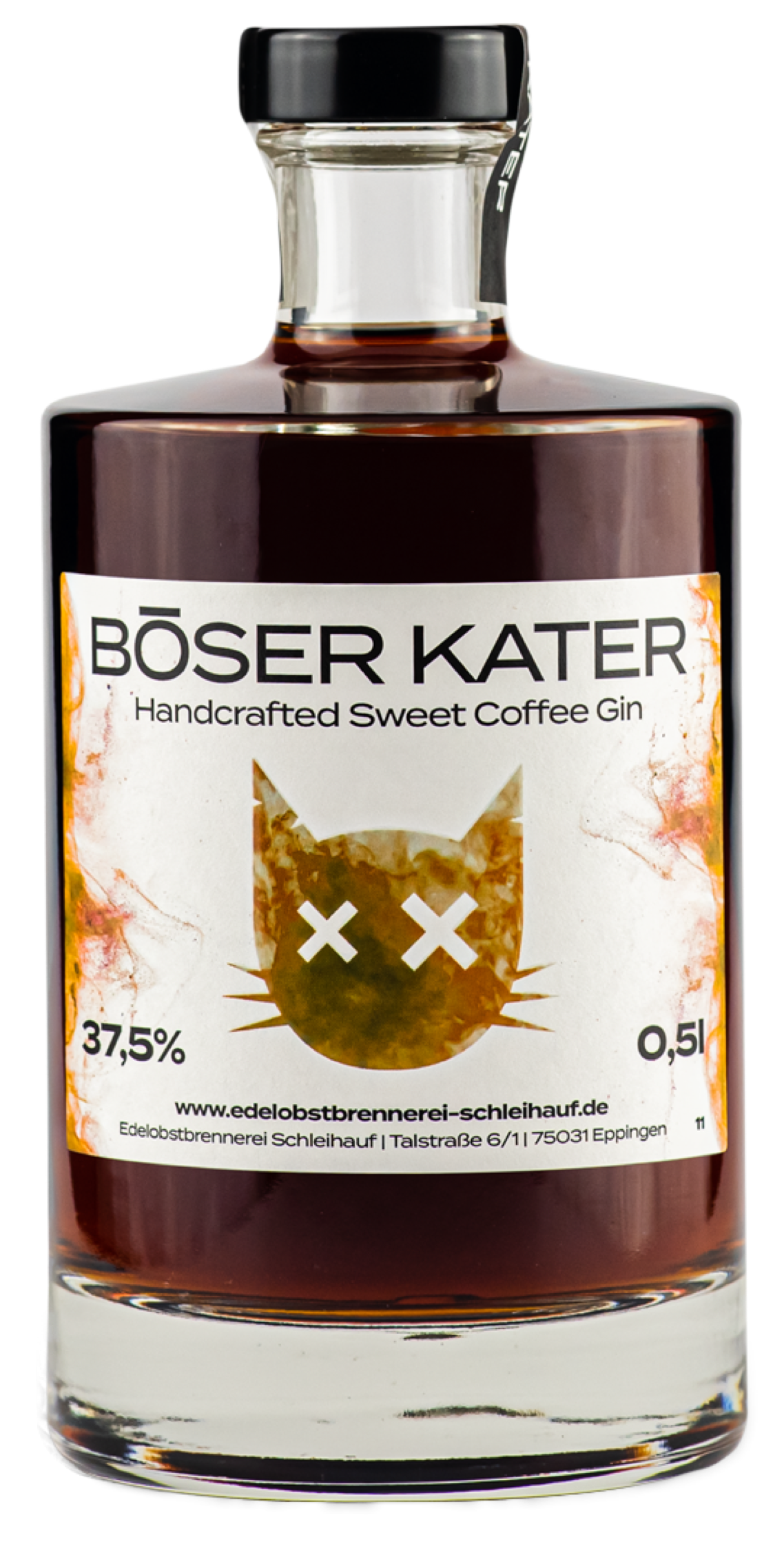 Böser Kater Handcrafted Sweet Coffee Gin 37,5% vol. 0,5l
