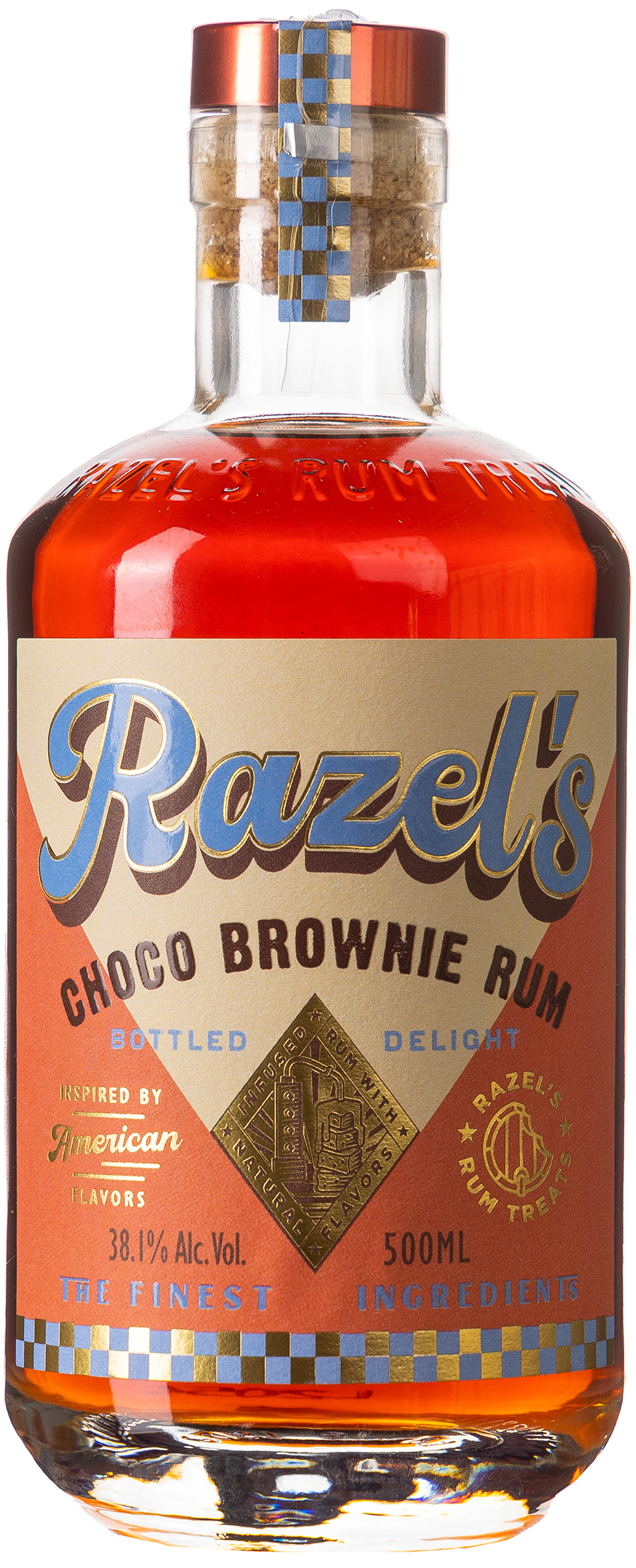 Razels Choco Brownie Rum 38,1% vol. 0,5L