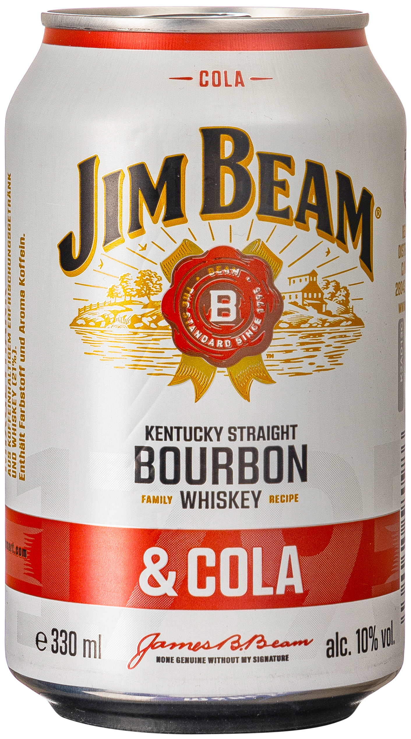 Jim Beam & Cola 10% vol. 0,33L EINWEG