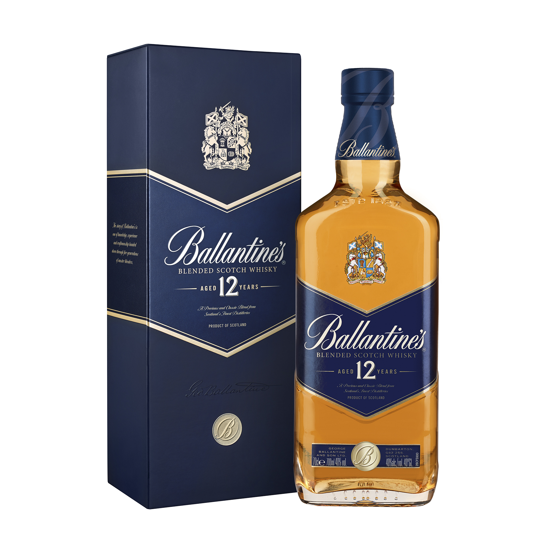 Ballantine´s Blended Malt Scotch Whisky 12 Jahre 40%vol. 0,7 L