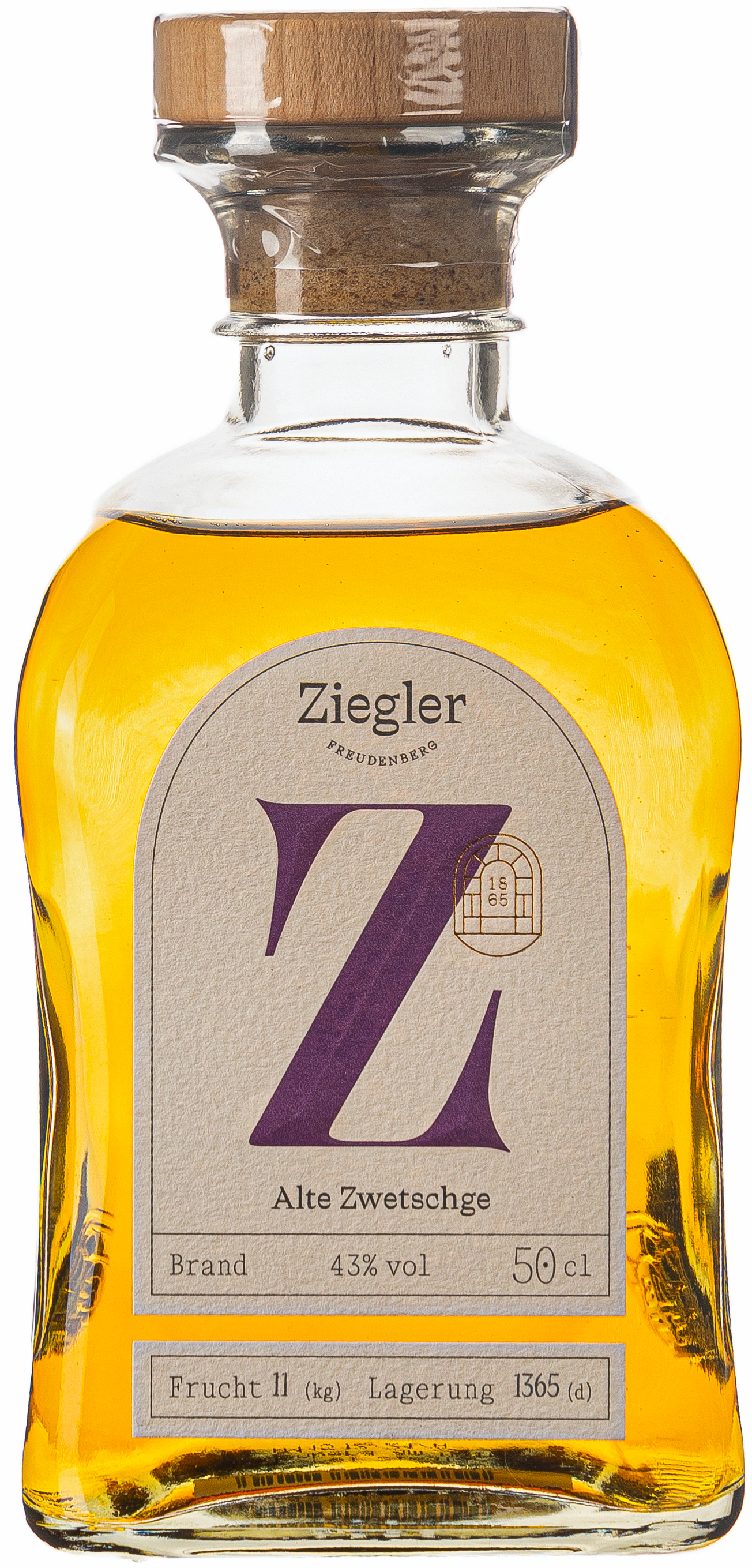 Ziegler Alte Zwetschge Brand 43% vol. 0,5L