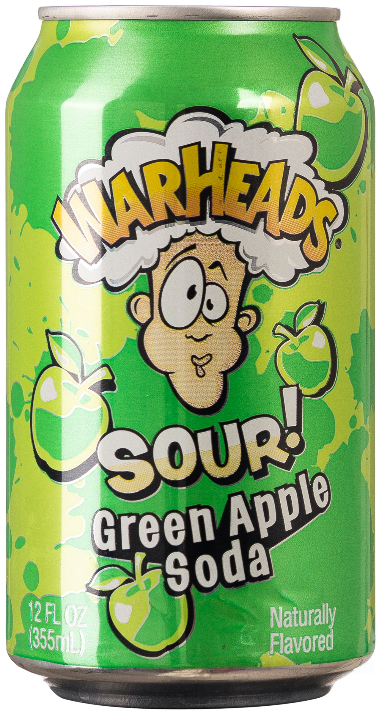 Warheads Sour Green Apple Soda 0,355L EINWEG