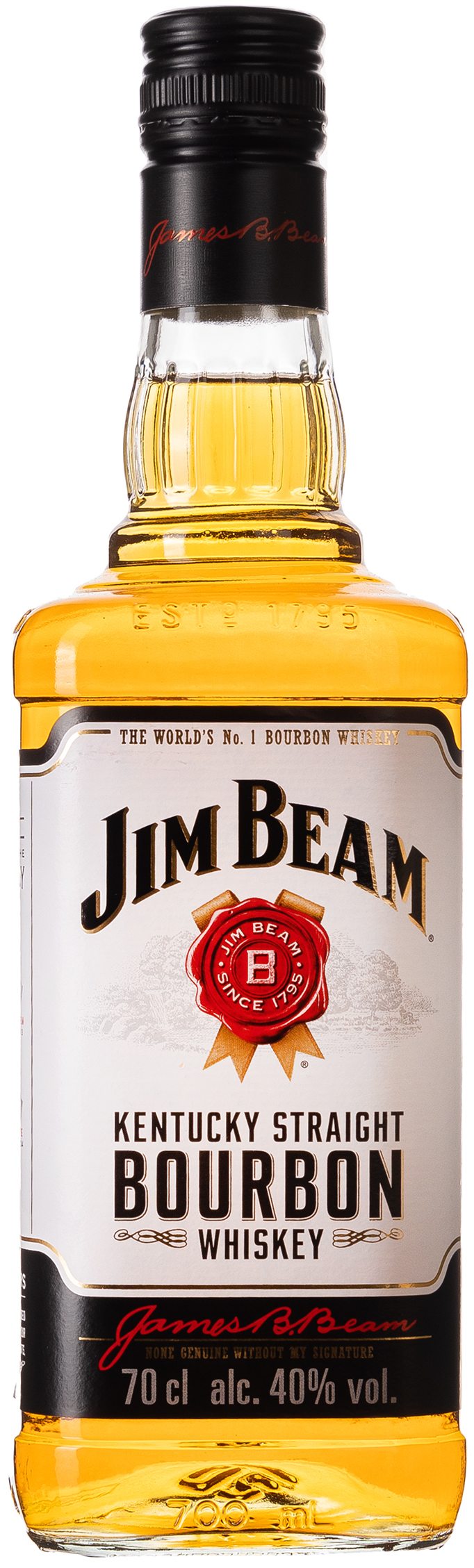 Jim Beam White Bourbon Whiskey 40% vol. 0,7L