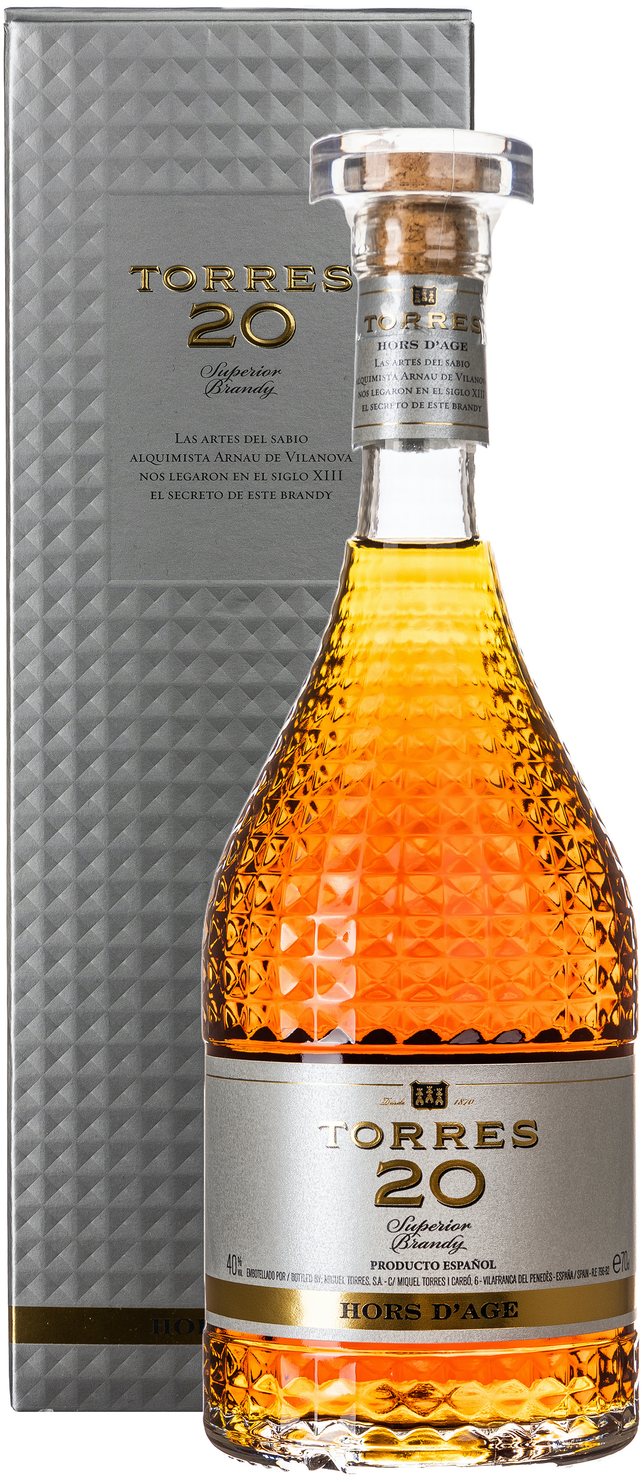 Torres 20 Superior Brandy 40% vol. 0,7L