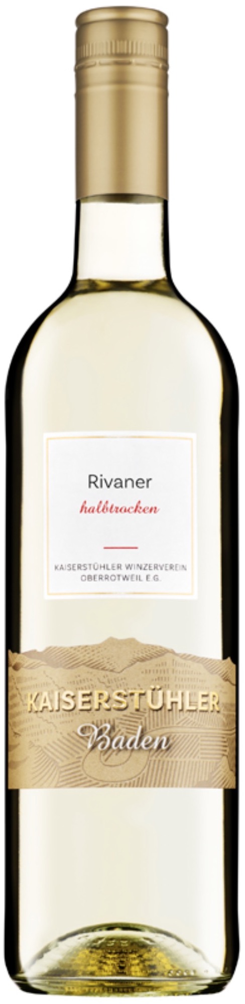 Kaiserstühler Rivaner Baden halbtrocken 11,5% vol. 0,75L