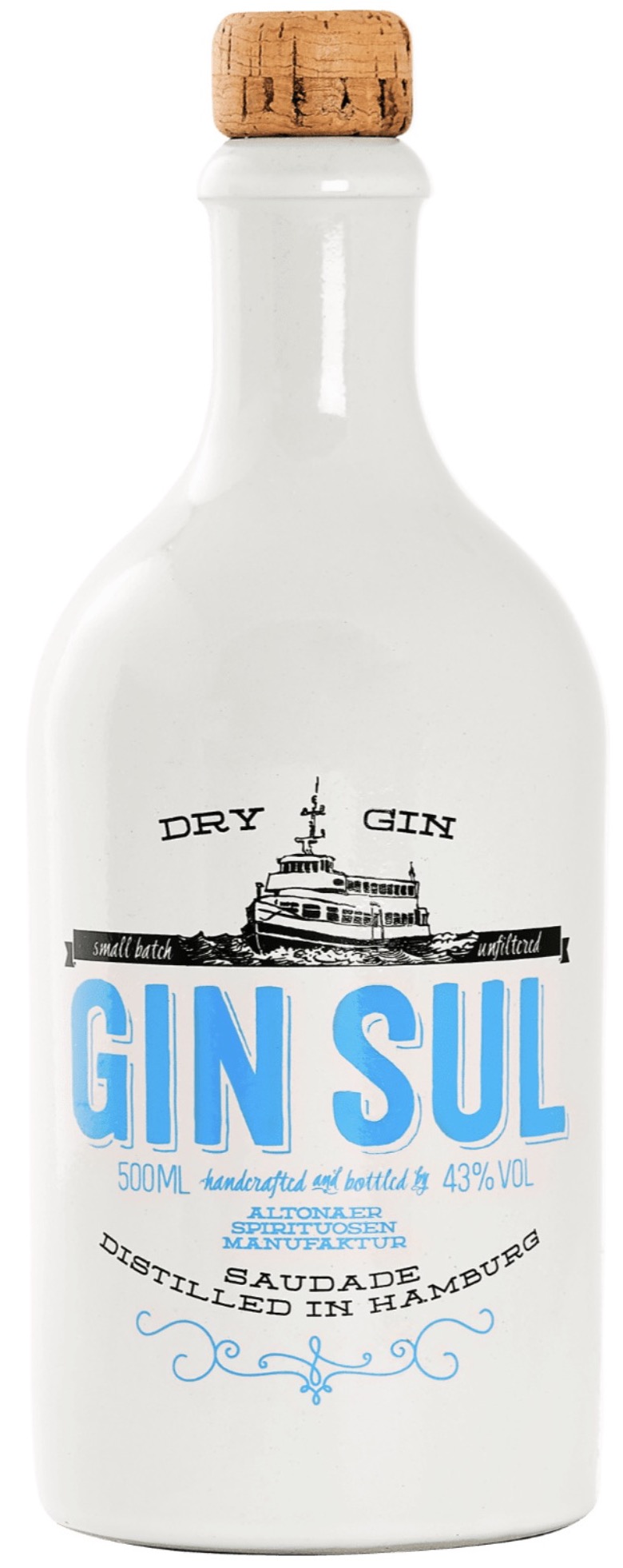 Gin Sul, Saudade Dry Gin 43% vol. 0,5 L