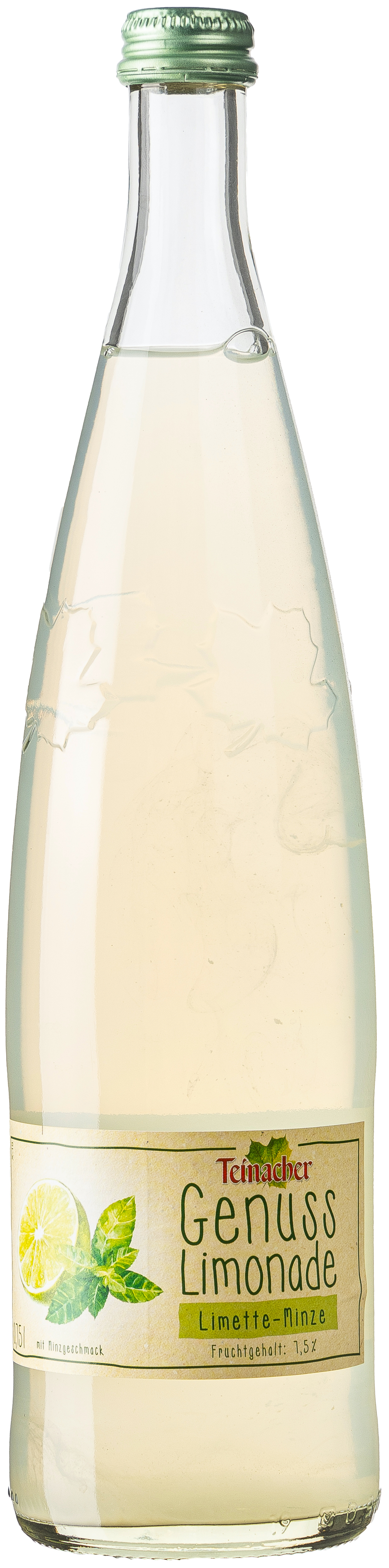 Teinacher Genuss Limonade Limette Minze 0,75L MEHRWEG