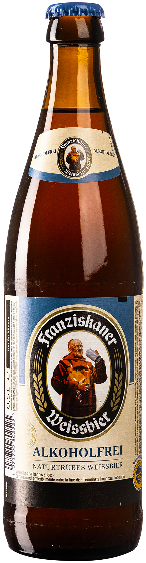 Franziskaner Weissbier Alkoholfrei 0,5L MEHRWEG
