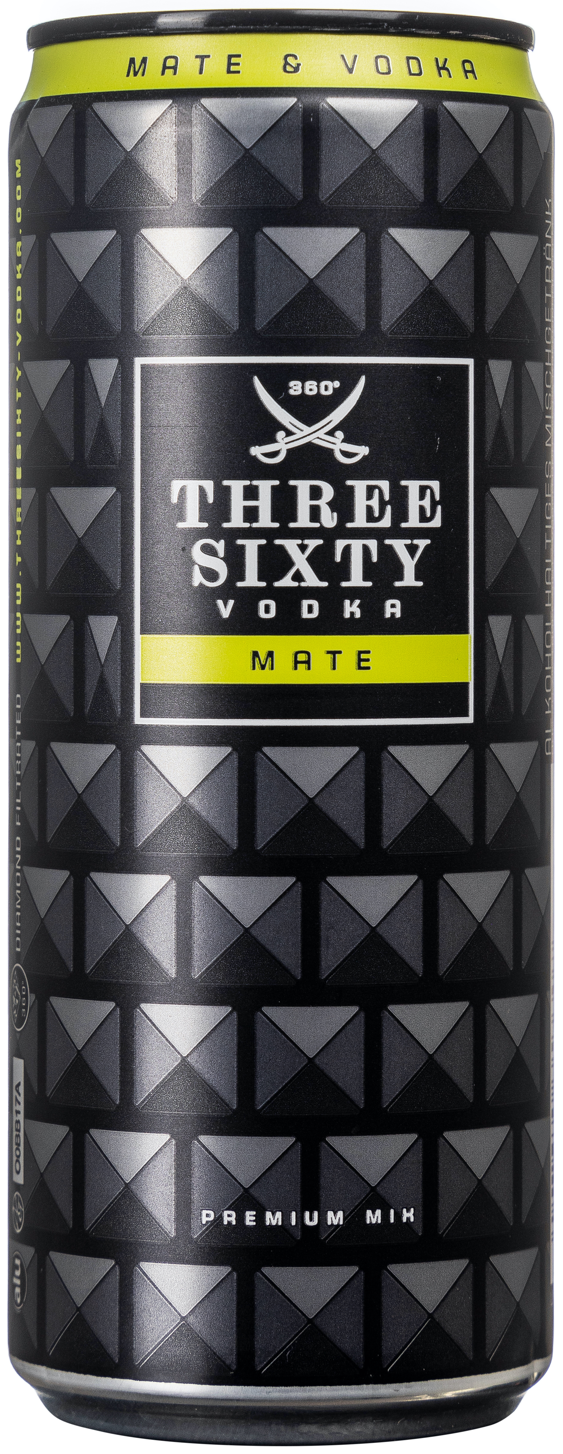 Three Sixty Vodka & Mate 10% vol. 0,33L EINWEG 