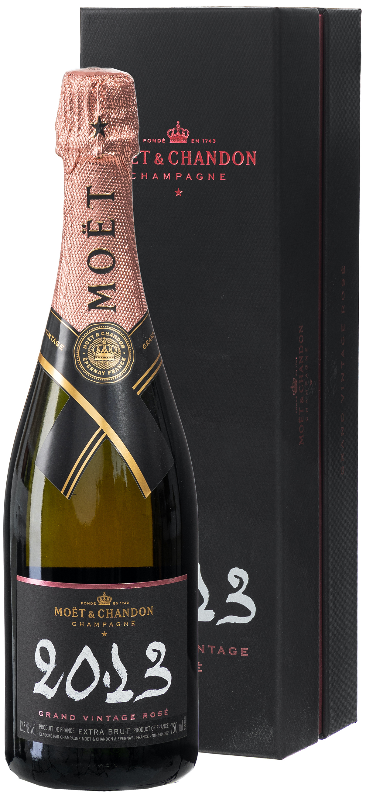 Moët & Chandon Grand Vintage Rosé 2013 Champagner 12,5% vol. 0,75L