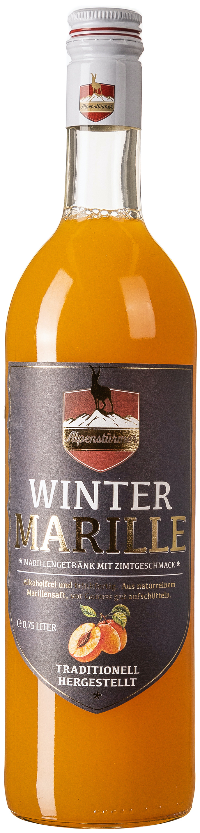 Alpenstürmer Winter Marille Alkoholfrei 0,75L 